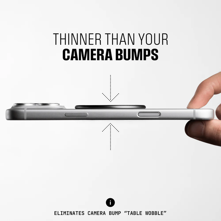 ohsnap! | Snap Grip Stand - Boring Black | PH-STN-BLK-CA1