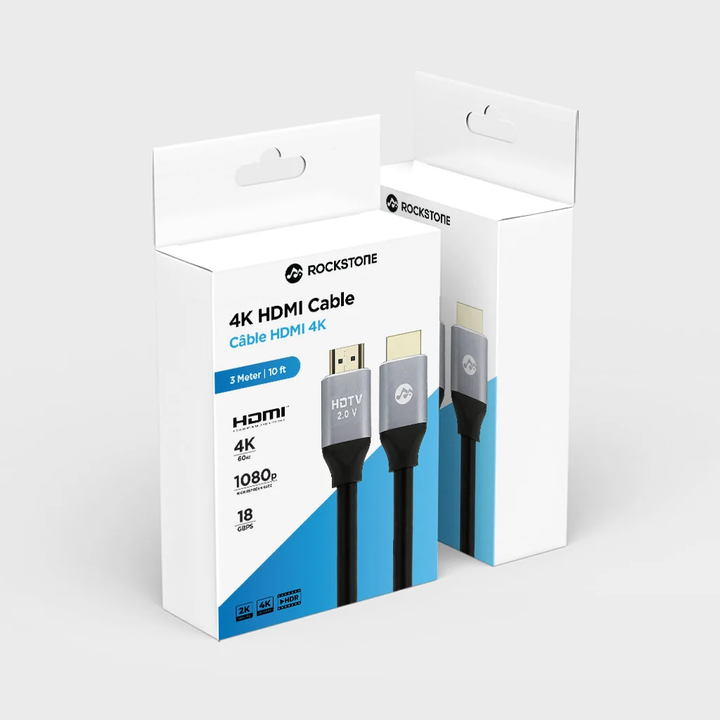 Rockstone | HDMI 2.0 4K 60Hz Cable 3 Meter (10 ft) | R1325-03