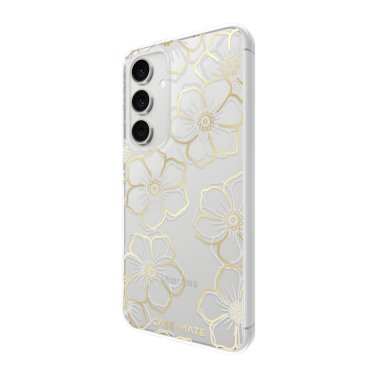 Case-Mate | Floral Gems Case Samsung Galaxy S24 FE - Gold | 15-13605