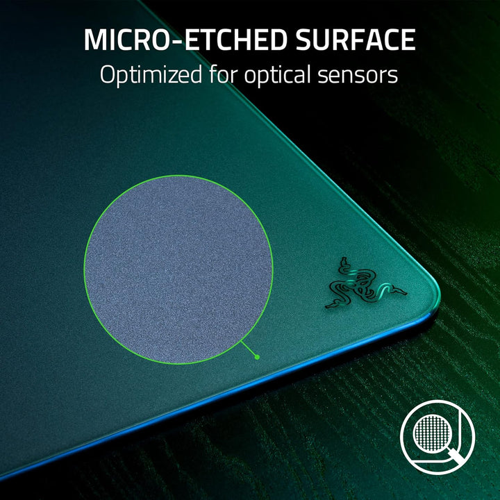 Razer Renewed | Atlas Tempered Glass Gaming Mouse Mat - Black | RZ02-04890100-R3UR | 60 DAYS WARRANTY