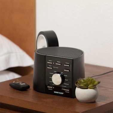 Asti | Sound+Sleep Aquarius Sleep White Noise Sound System - Black | ASM1029