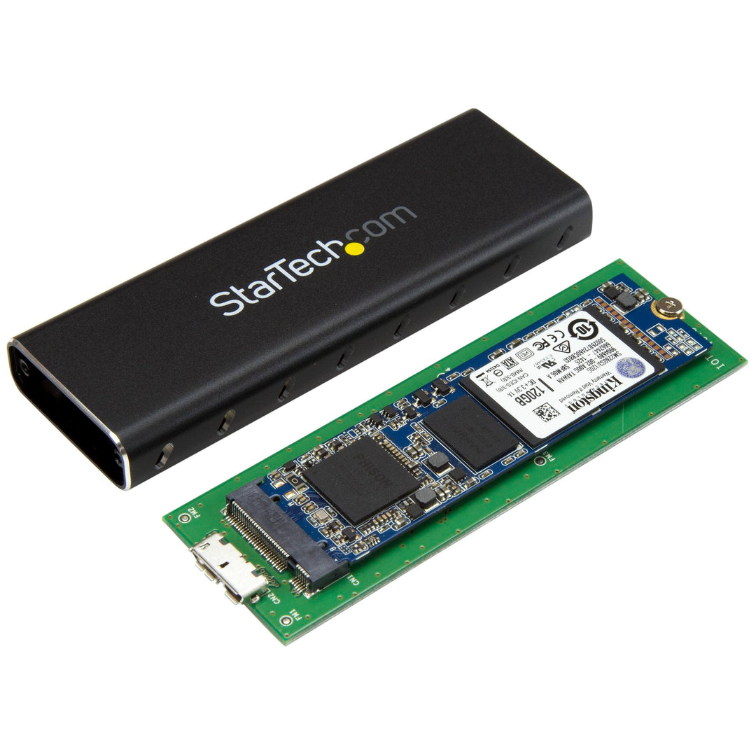 Startech | M.2 SSD Enclosure for M.2 Sata SSDs - USB 3.0 (5gbps) With UASP | SM2NGFFMBU33