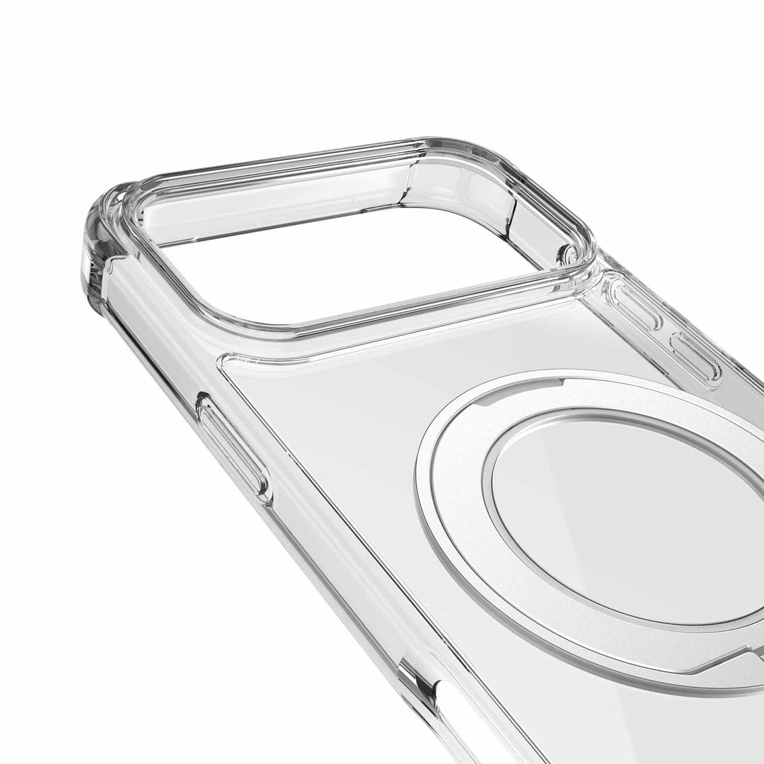 Blu Element | Dropzone Rugged MagSafe iPhone 18 Pro Max /17 Pro Max w/360 Degree Rotatable Kickstand Clear