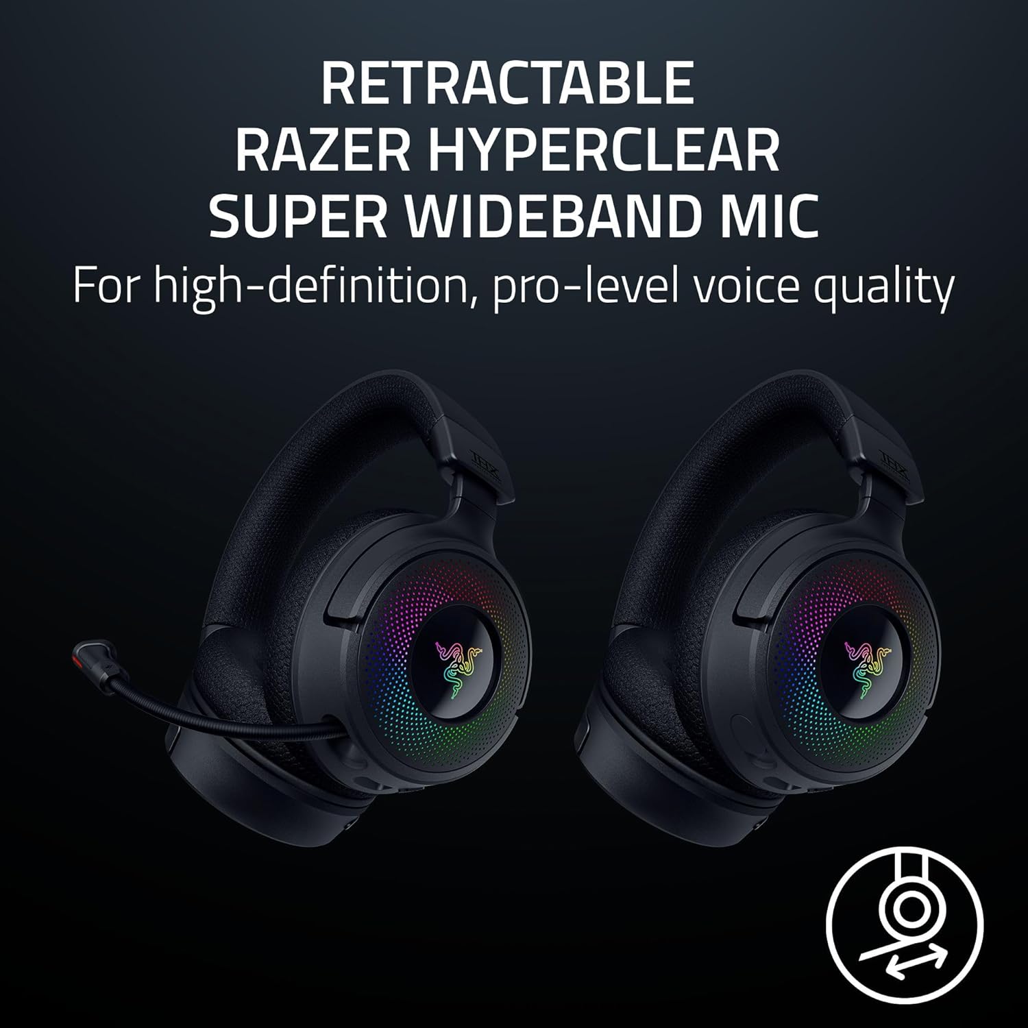 Razer | Kraken V4 Wireless Gaming Headset with Microphone | RZ04