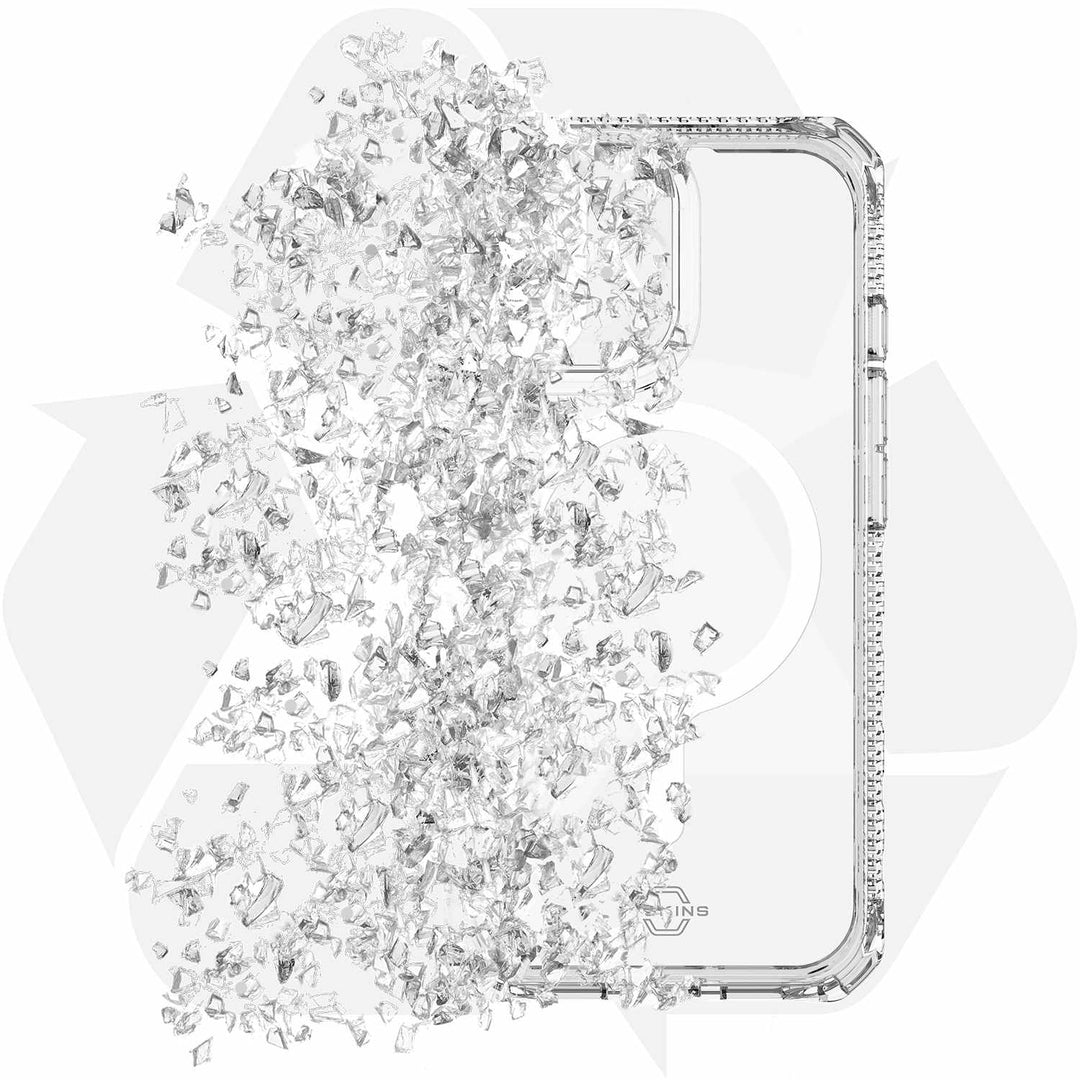 ITSKINS | Hybrid_R MagSafe iPhone 17 Case - Clear | AP7NHMACRTRSP