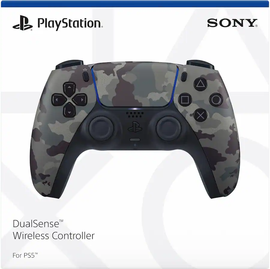 Sony | PlayStation 5 Wireless Controller DualSense - Grey Camo | 711719023623