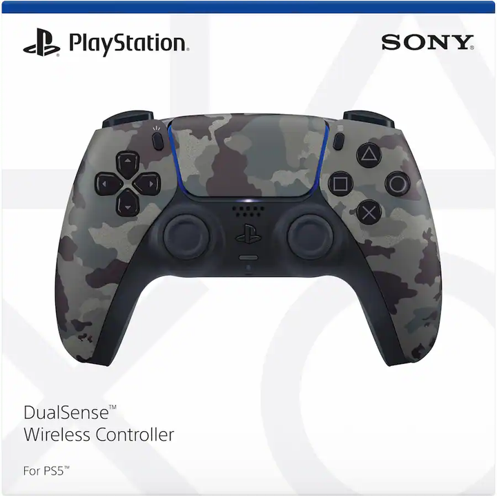 Sony | PlayStation 5 Wireless Controller DualSense - Grey Camo | 711719023623