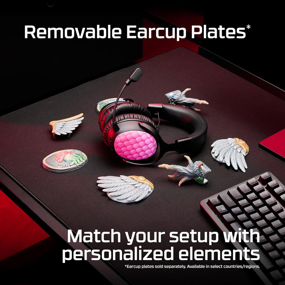 HyperX | Cloud III S Wireless Gaming Headset for Multi-Platform, 2.4GHz, Bluetooth, Battery Life up to 120 Hours 2.4GHz / 200 Hours Bluetooth, 53mm Angled Drivers, Detachable Mic – Black | A59YZAA