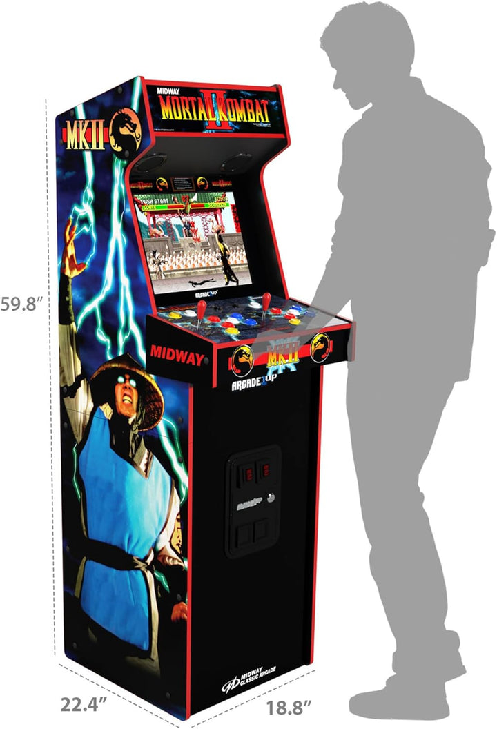 Arcade1Up | Mortal Kombat II Deluxe Arcade Machine | MKB-A-303711