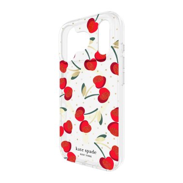 Kate Spade | Protective MagSafe iPhone 17 Pro Case - Cherry Dot | KS057316