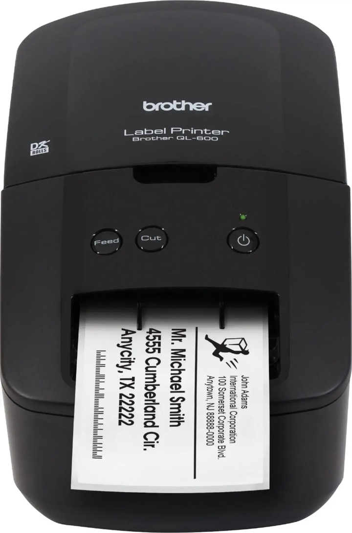 Brother | Economic Desktop Label Printer - Black | QL-600