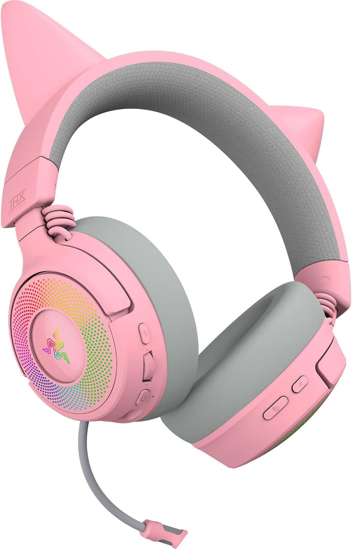 Razer | Kraken Kitty V3 Pro Wireless RGB Gaming Headset - Quartz Pink | RZ04-05170200-R3U1