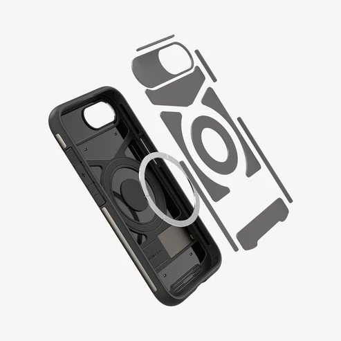 Spigen | Slim Armor Magfit Case for iPhone 16e - Gunmetal | ACS09130