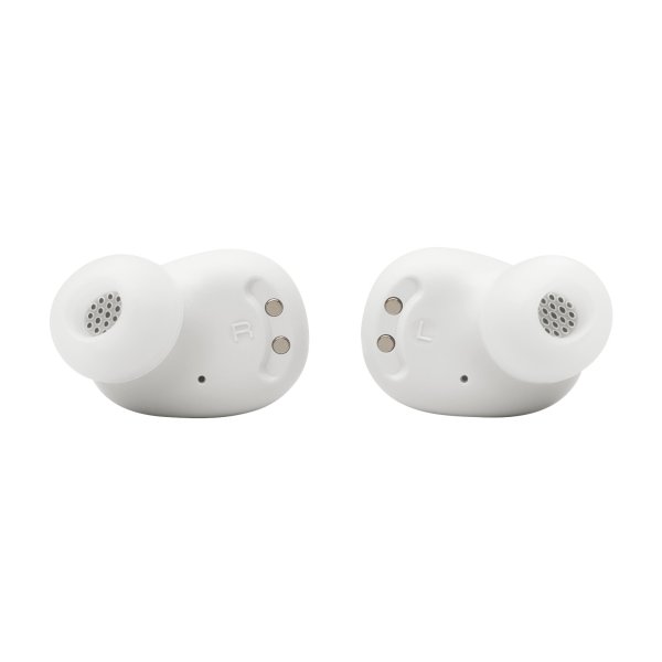 JBL | Vibe Buds 2 Active Noise Cancelling Bluetooth True Wireless Earbuds - White | JBLVBUDS2WHTAM