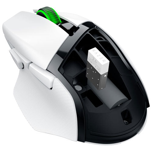 Razer Renewed | Basilisk V3 X HyperSpeed Gaming Mouse 60 DAYS WARRANTY - White | RZ01-04870300-R3 U1
