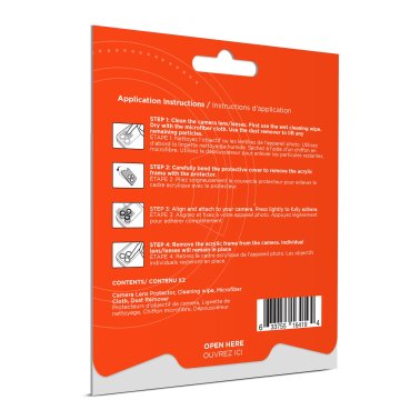 HyperGear | Tempered Glass iPhone 17 Camera Rings Lens Protection - 2 Pack | 00016419