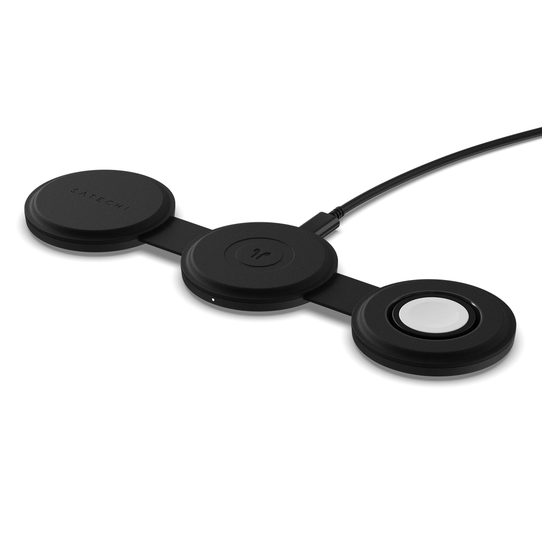 Satechi | OntheGo 3-in-1 Wireless Charger - Black | ST-QTG31K