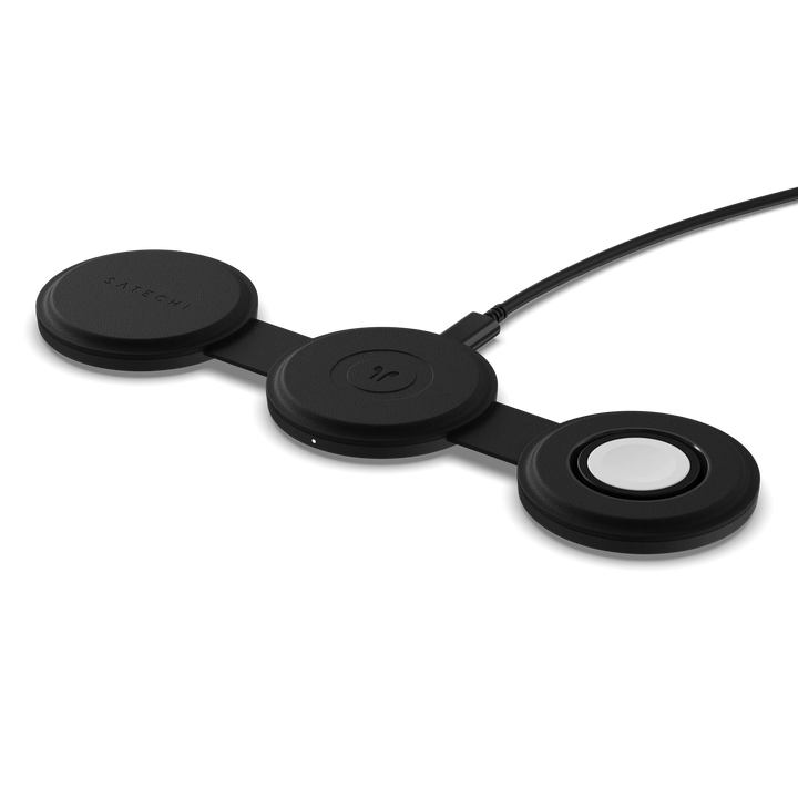 Satechi | OntheGo 3-in-1 Wireless Charger - Black | ST-QTG31K