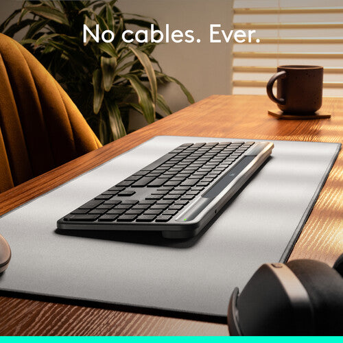 Logitech | Signature Slim Solar+ K980 Keyboard for Mac - Graphite | 920-013786