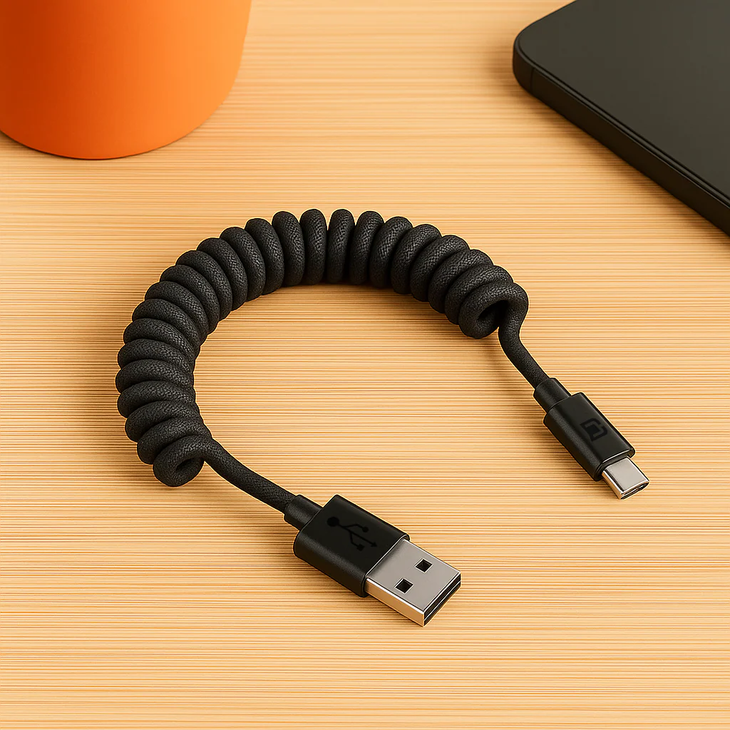 Caseco | Road Ready Coil Cord (USB-A to USB-C) | C0520-30