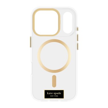 Kate Spade | Protective MagSafe w/Stand iPhone 17 Pro Case - Icon Clear | KS057326