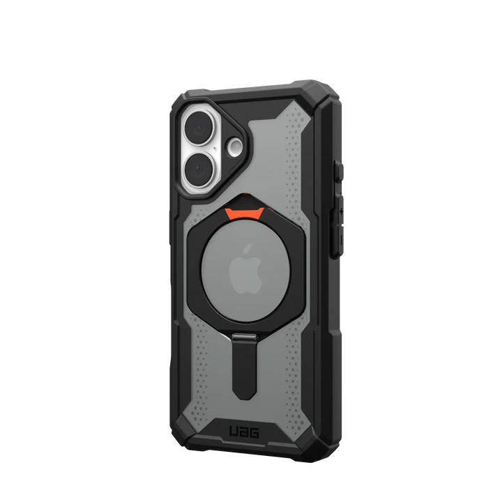 //// UAG | Plasma XTE Kickstand MagSafe Case iPhone 16 - Black/Orange | 15-13189