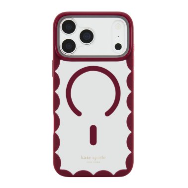 Kate Spade | Scallop MagSafe iPhone 18 Pro Max/17 Pro Max - Cherry Glaze | KS061182