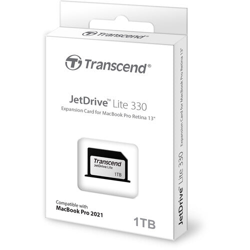 Transcend | JetDrive Lite 330 Expansion Card for MacBook Pro 2021 1TB | TS1TJDL330