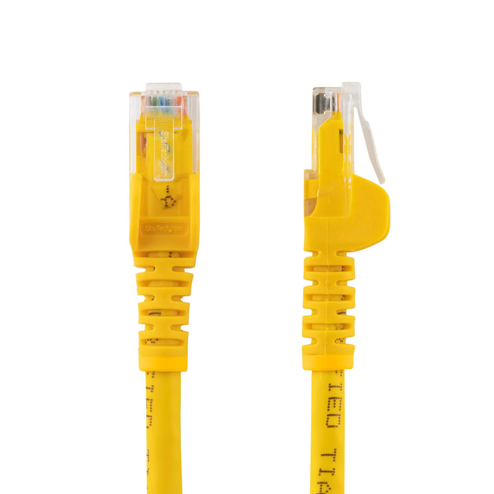 Startech | CAT6 Ethernet Cable 10 Gigabit Snagless RJ45 650MHz 100W PoE Patch Cord 15ft - Yellow | N6PATCH15YL