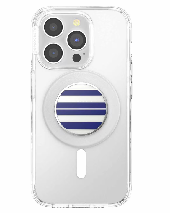 //// Popsockets | PopGrip for MagSafe Round with Adapter Ring - Nautical Stripe | 123-0526