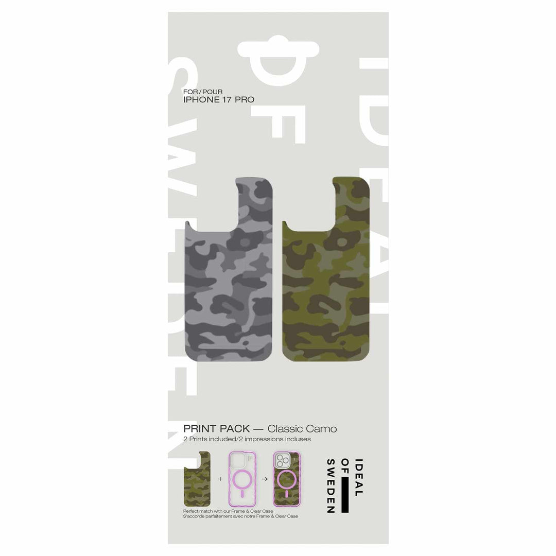 Ideal of Sweden | Print Pack iPhone 17 Pro - Classic Camo | IDPP05561