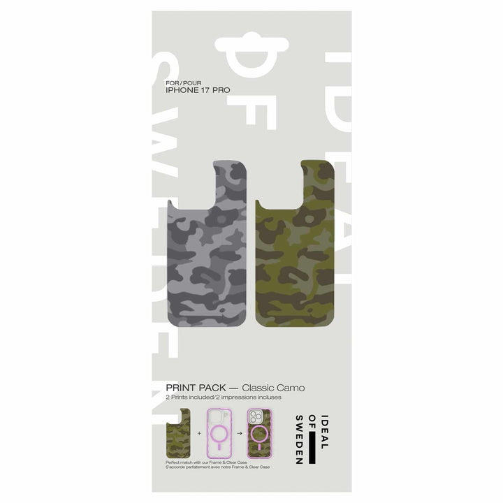 Ideal of Sweden | Print Pack iPhone 17 Pro - Classic Camo | IDPP05561