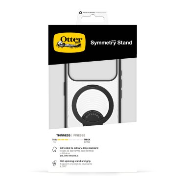 Otterbox | Symmetry Stand MagSafe iPhone 18 Pro/17 Pro + Camera Control Case - Umbra Black | 77-001205