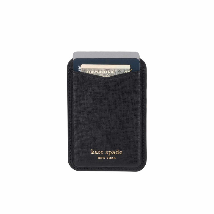 Kate Spade NY | Magnetic Wallet Compatible w/MagSafe - Black | 123-0491