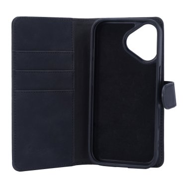 SPECTRUM | Folio Slim Detachable 2-1 Wallet iPhone 17 Case - Black | 2001FOLIO