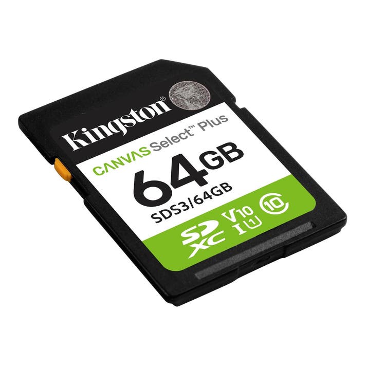 Kingston | Select Plus 64GB 100MB/S C10 SD Card | SDS3/64GB