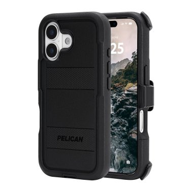 Pelican | Voyager MagSafe iPhone 17 w/Holster Case - Black | PP057434