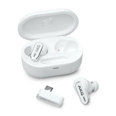 AKG | True Wireless Noise Canceling Earbuds - White | AKGN5HYBRIDWHTAM