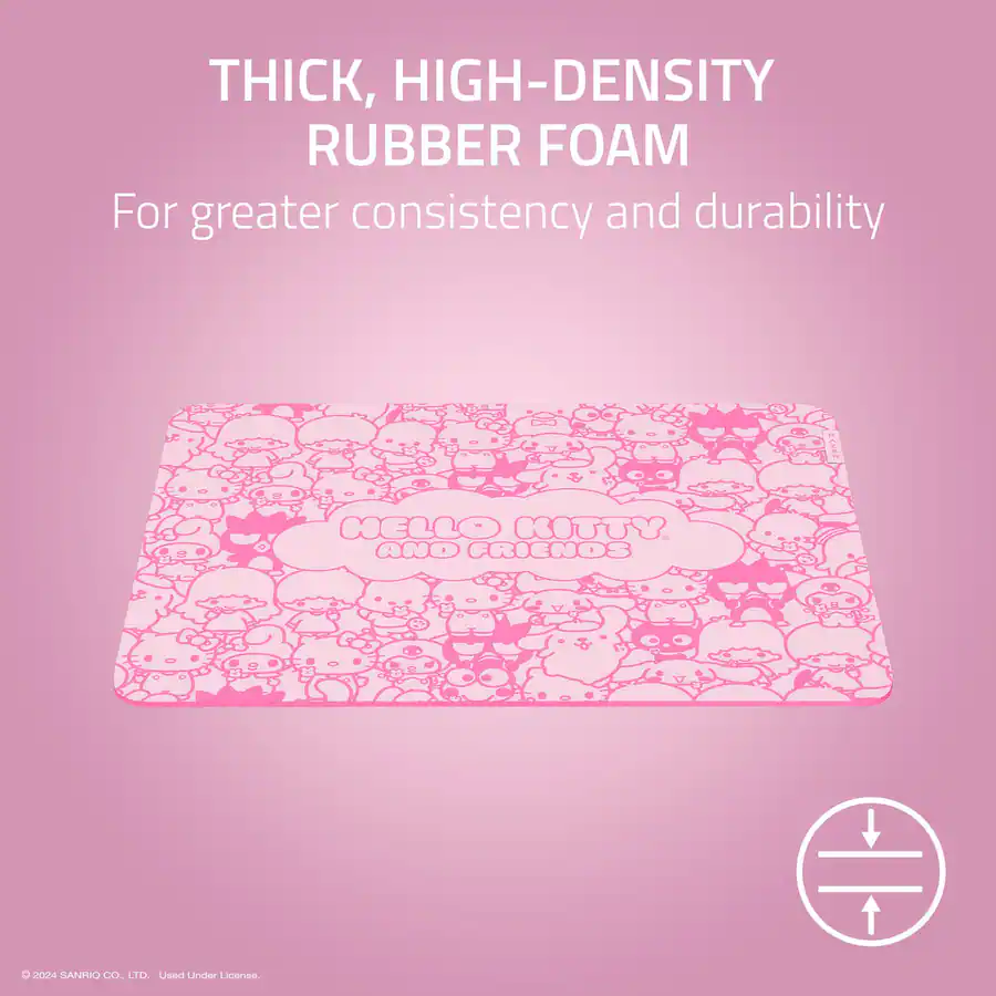 Razer | Gigantus V2 Cloth Gaming Mouse Pad (Medium) - Hello Kitty Edition | RZ02-03333400-R3M1