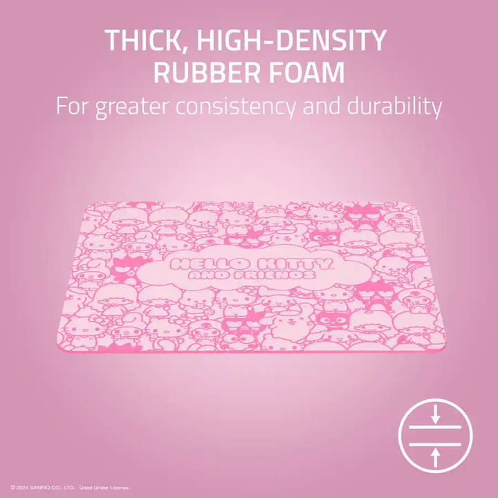 Razer | Gigantus V2 Cloth Gaming Mouse Pad (Medium) - Hello Kitty Edition | RZ02-03333400-R3M1