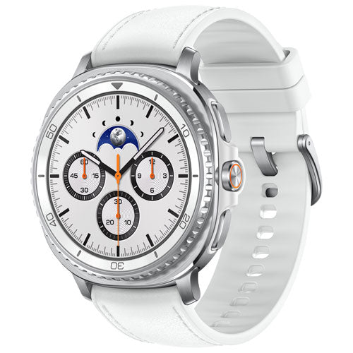 Samsung | Galaxy Watch8 Classic 46mm LTE Smartwatch - White | SM-L505FZWAXAC
