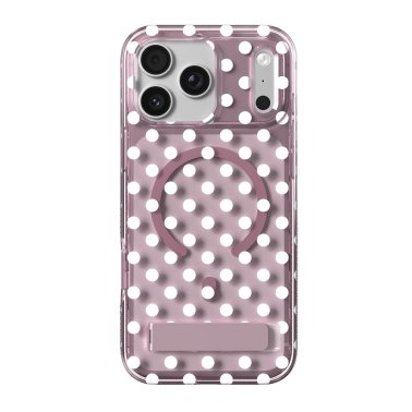ZAGG | Graphene Milan Snap iPhone 18 Pro Max/17 Pro Max Kickstand Case - Classic Polka | 702322396