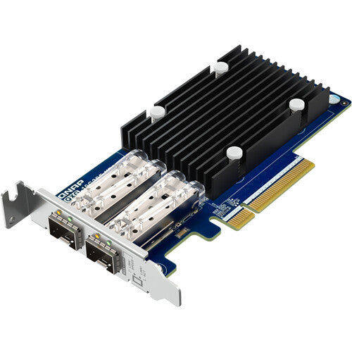 QNAP | PCIe Low Profile SFP+ 10 Gigabit x 2 Adapter | QXG-10G2SF-X710