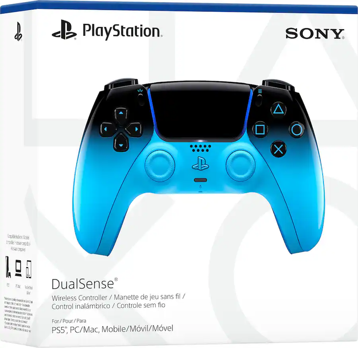 Sony | Interactive Entertainment DualSense Wireless Controller for PS5, PC, Mac & Mobile - Rhythm Blue | 711719021636