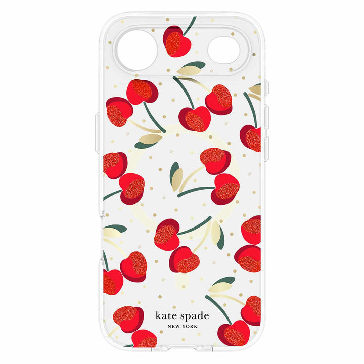 Kate Spade | Protective MagSafe Case iPhone 17 Air - Cherry Dot | KS057480