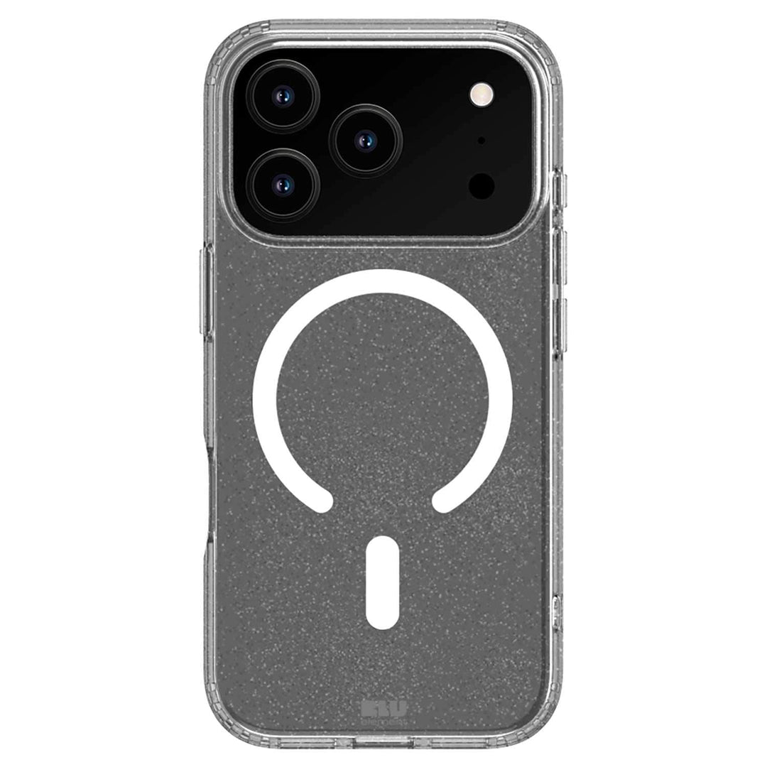 Blu Element | DropZone Rugged MagSafe Case iPhone 17 Pro - Clear Glitter | BEDZRMG17G3
