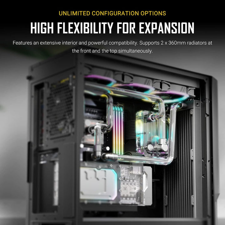 Antec | Performance Series Gaming Case Mid-Town E-ATX PC Case 3 x 120mm PWM Fans - Black | P20CE