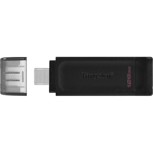 Kingston | DataTraveler 70 128GB USB 3.2 Gen 1 Type-C Flash Drive |  DT70/128GB