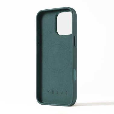 Mujjo | Full Leather w/MagSafe Case iPhone 16 Pro Max - Livid Green | 15-13837