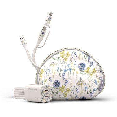 HyperGear | Charging Kit with Travel Pouch USB-C PD 30W - Floral | 16235